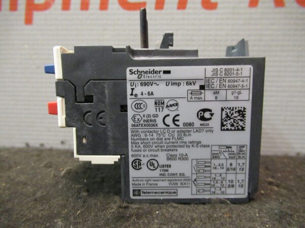 Schneider Electric LC1D32 B7 LRD10 24V Contactor Non Reversing 4-6A Relay Coil