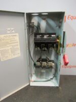 GE TH3362 Heavy Duty Safety Switch Enclosure Model 10 60A 600VAC 250VDC