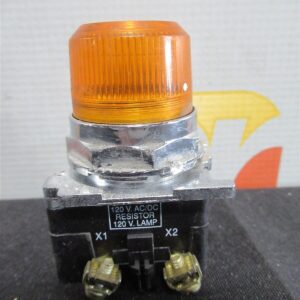 Cutler Hammer 10250T/91000T Illuminated Push Button Orange Lamp 120 V Lot 8