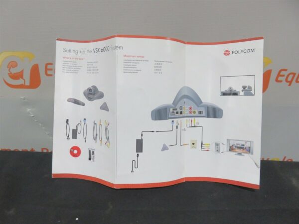 Polycom SoundStation Video Voice Conference Speaker Phone VSX 6000 Camera IP