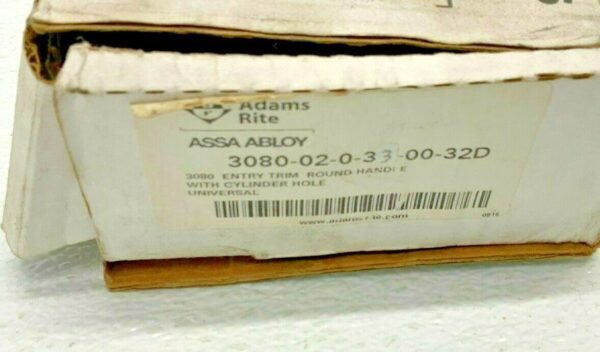 Adams Rite 80-0180-3080 Assa Abloy Entry Trim Curved Door Handle 71D