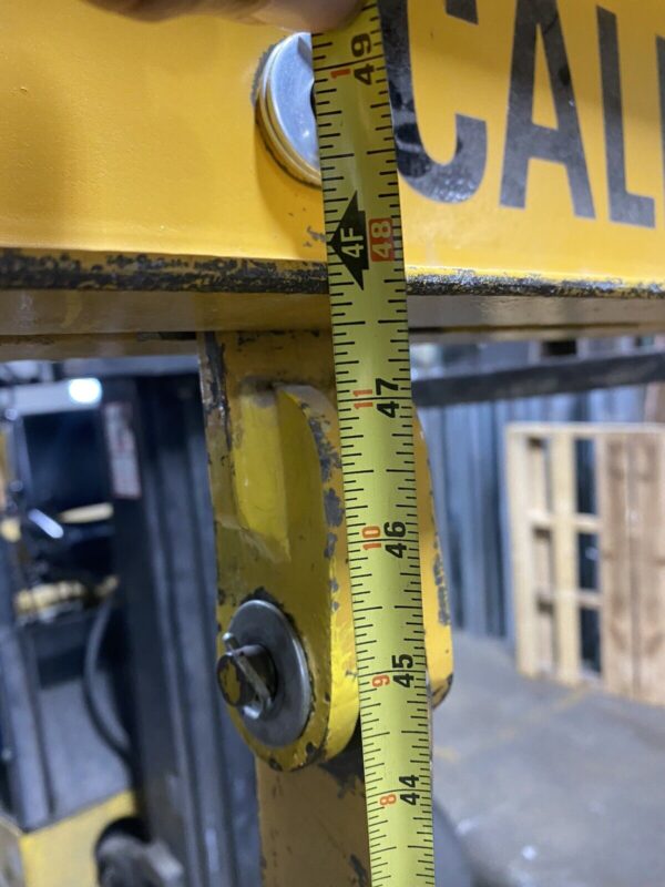 Caldwell 2 Ton Spreader Bar Hook Paper Metal Roll Lifting Beam 23-2-76 G7A