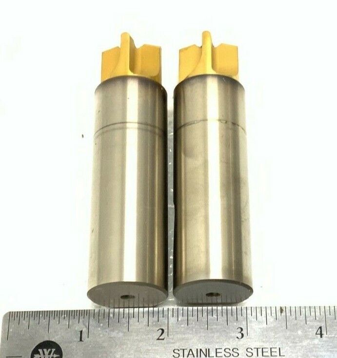 Lot of 2 Unbranded R0680 1" x 3 3/4" Face Mill End Cutter 266E_2 Lot of 2 Unbranded R0680 1" x 3 3/4" Face Mill End Cutter 266E