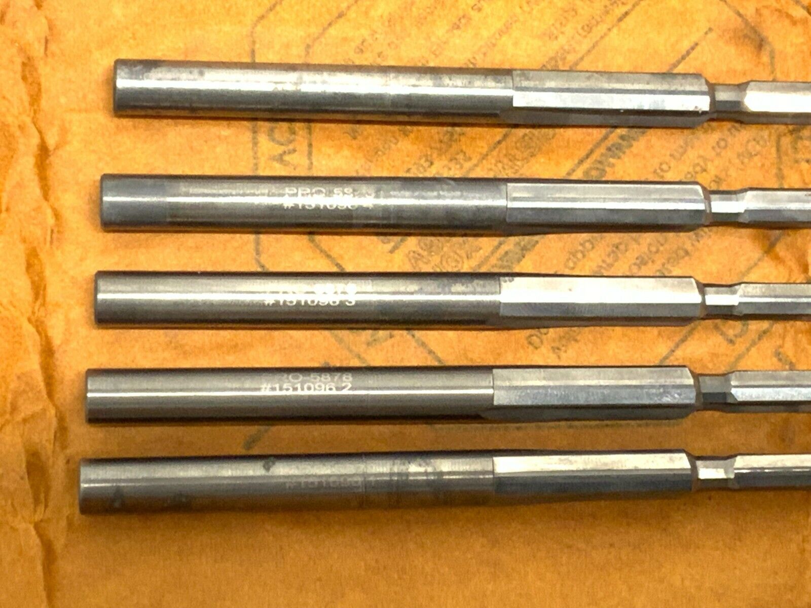 Lot of 5 NEW Premier Tooling PRO-5878 PT14A17937 151096 (1-5) PCD Reamer 252F_2 Lot of 5 NEW Premier Tooling PRO-5878 PT14A17937 151096 (1-5) PCD Reamer 252F