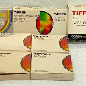 Tiffen Variety Lot Of 8 Screw On Camera Photo Filters 235D