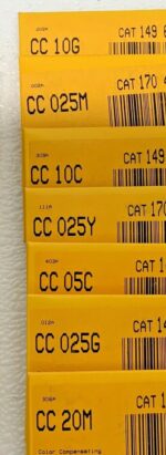 Kodak Wratten Gelatin Filter 75mmx100mm Variety Lot Of 8 249G