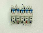 Allen Bradley Lot of 5 1489-A1C060 ABH12 SER A 6 AMP 277V 1 POLE Breakers B6B