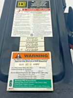 Square D H361AWKEI Heavy Duty Safety Switch 480/600V Black w/ Fuses A2B