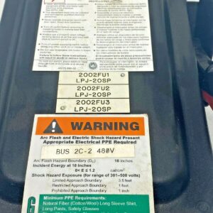 Square D H361AWKEI Heavy Duty Safety Switch 480/600V Black w/ Fuses A2B