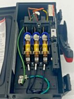 Square D H361AWKEI Heavy Duty Safety Switch 480/600V Black w/ Fuses A2B