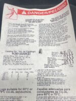 Square D H361AWKEI Heavy Duty Safety Switch 480/600V Black w/ Fuses A2B