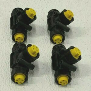 Lot of 4 Allen Bradley 898N-543ES-NKF T-Port Power Connector 8 A 600 V 249C