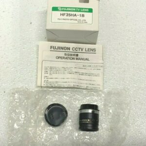 NEW Fujinon HF35HA-1B CCTV Lens 1:1.6/35mm C Mount Machine Vision w/Lock 255G
