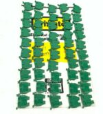 Lot of 50 NEW Allen Bradley 1492-W4 600V IEC Screw-Type Terminal Block 258B