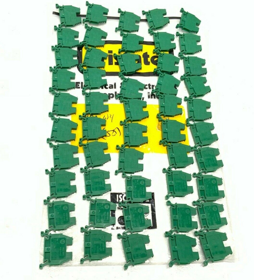 Lot of 50 NEW Allen Bradley 1492-W4 600V IEC Screw-Type Terminal Block 258B_0 Lot of 50 NEW Allen Bradley 1492-W4 600V IEC Screw-Type Terminal Block 258B