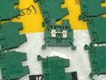 Lot of 50 NEW Allen Bradley 1492-W4 600V IEC Screw-Type Terminal Block 258B