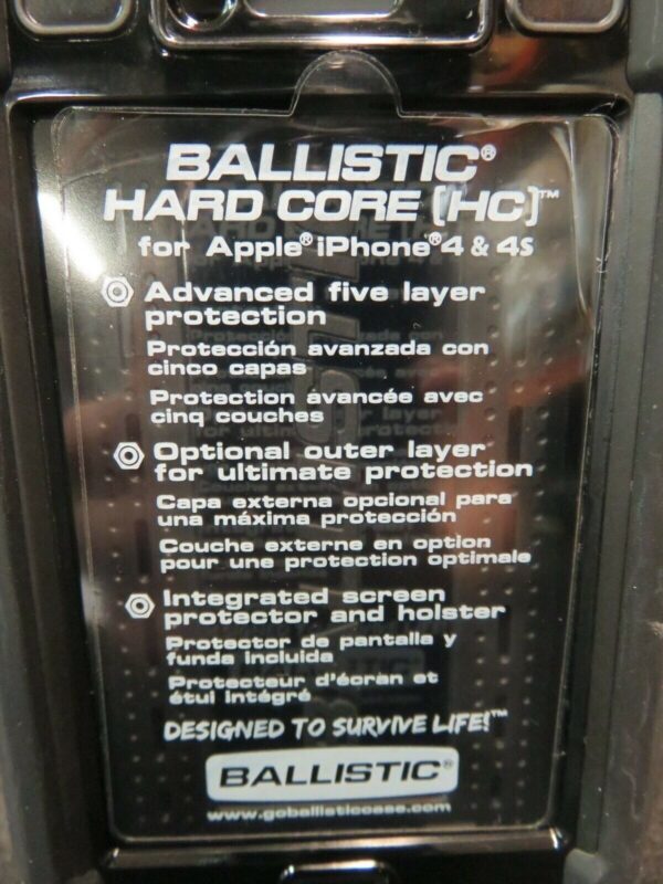 Ballistic iPhone 4 & 4s Phone Case Hard Core Carrying Holster New LOT 100.