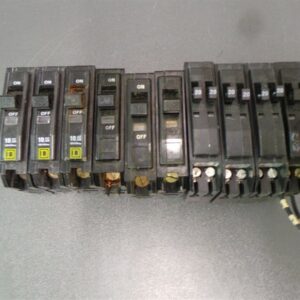 Square D 1 Pole Circuit Breaker Q0130 20A Lot of 10