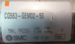 SMC CG563-GEM02-50 CG5 Cylinder 145 Max PSI 1.00 MPa Stainless Steel