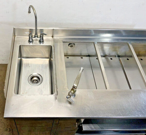 Hatco FR2-6B Hydro-Heater 3 Well Stainless Steel Food Cabinet Sink Rethermalizer