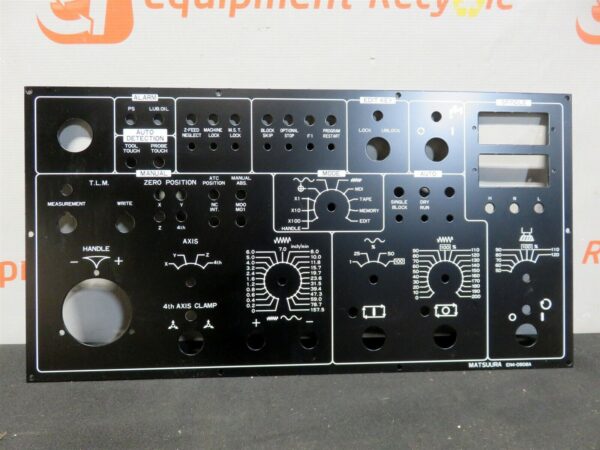 Matsuura Yaskawa EN4-0908A Main Operator Control Panel Faceplate