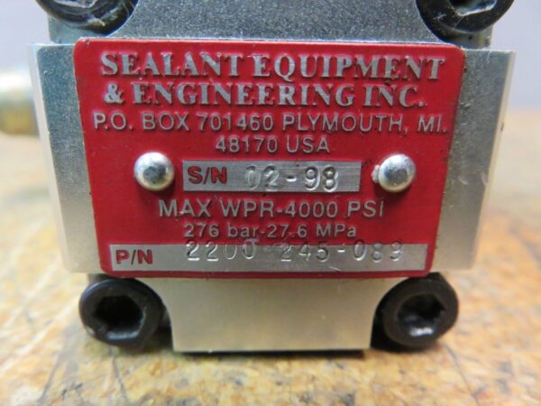 Sealant Equipment 2200-245-089 Valve Applicator Seal Dispense Valve Kiss (B)