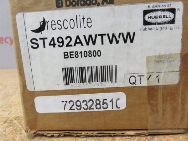Prescolite Hubbell BE810800 Recessed Downlight Housing White New Lot of 5