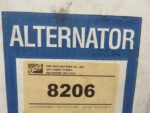 Best Battery Company Remanufactured Alternator 12V 8206 Chevy GMC New