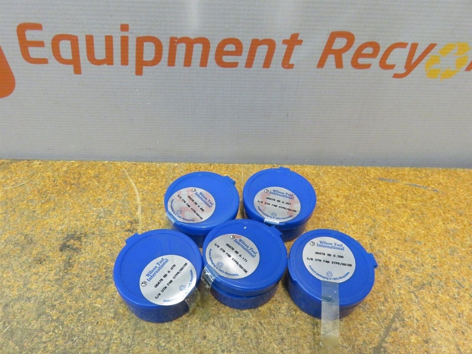 Wilson Tool Amada Dies Die Turret 5/8" STN FAB STPR 00478 Guide Lot of 5 _0 Wilson Tool Amada Dies Die Turret 5/8" STN FAB STPR 00478 Guide Lot of 5