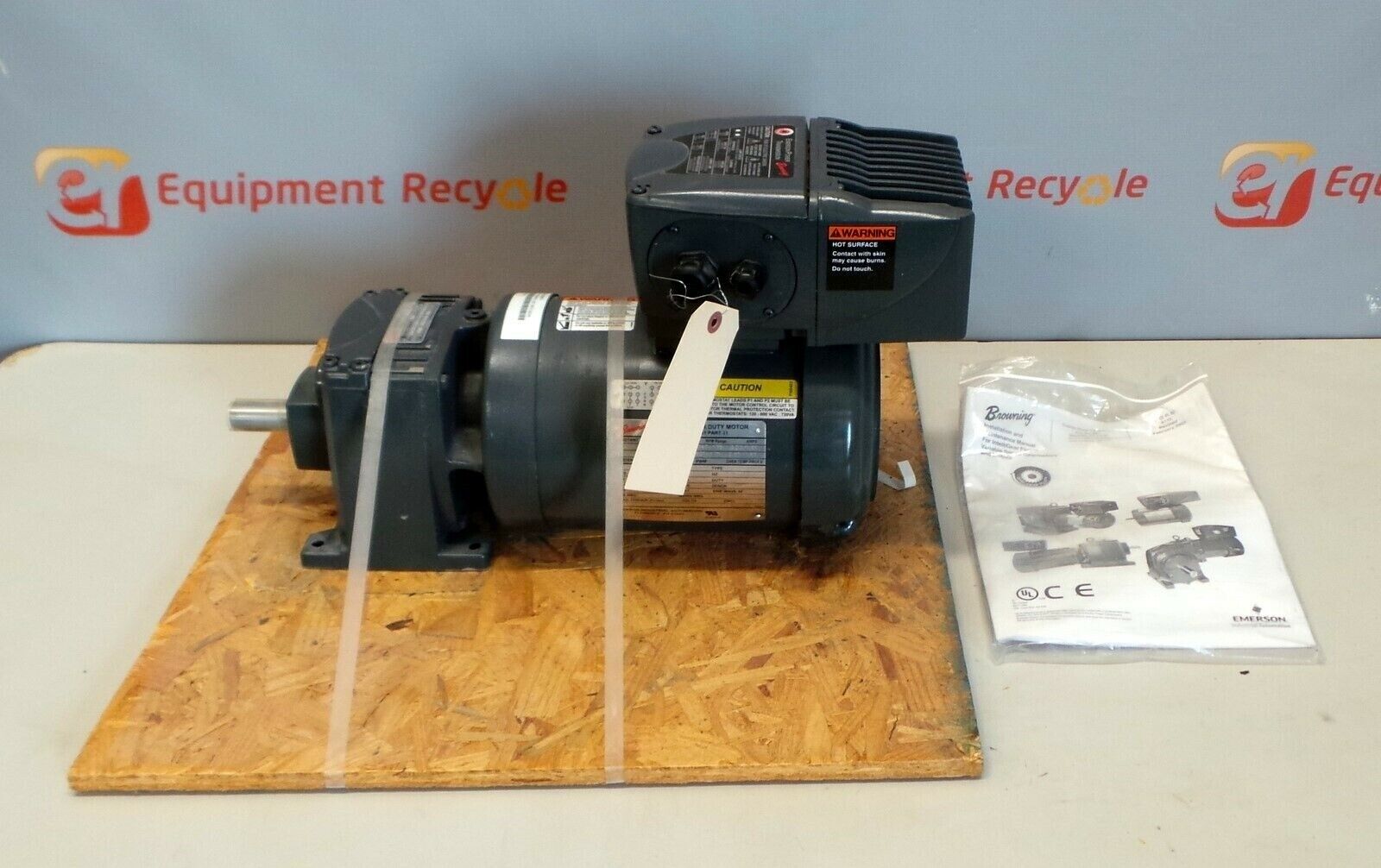 Browning Series 3000 Intelligear CBN30125B3A 1HP 1730RPM 143T Frame w/ Gear New._0 Browning Series 3000 Intelligear CBN30125B3A 1HP 1730RPM 143T Frame w/ Gear New.