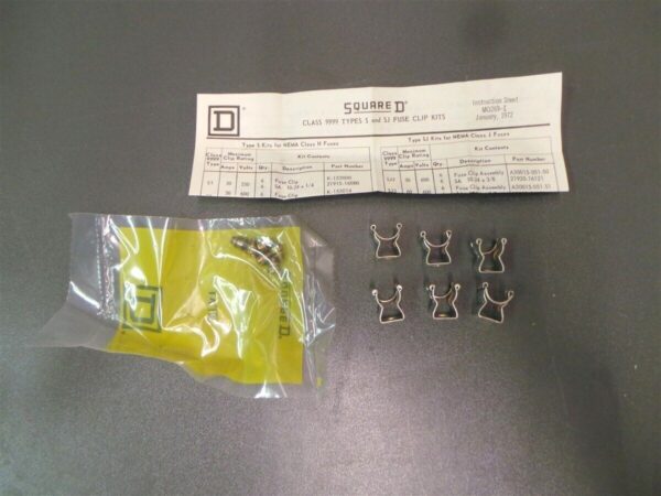 Square D Fuse Clip Kit 81361 Class 9999 30Amp 250V Lot of 6 New