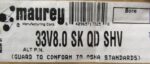 Maurey 33V8.0 SK QD SHV 3 Groove Bore Sheave V-Belt Bushing