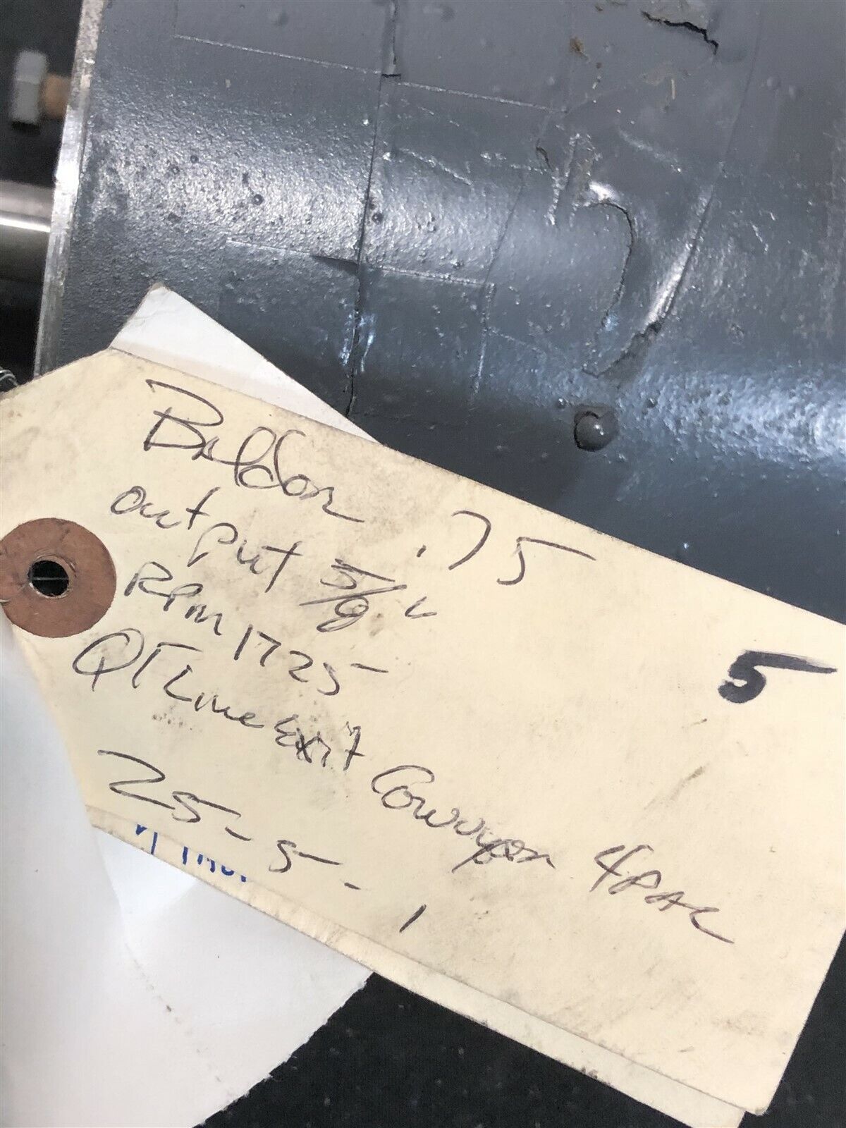 Baldor .75 Hp 1725 RPM Industrial Electric Motor M3 56C Frame _2 Baldor .75 Hp 1725 RPM Industrial Electric Motor M3 56C Frame