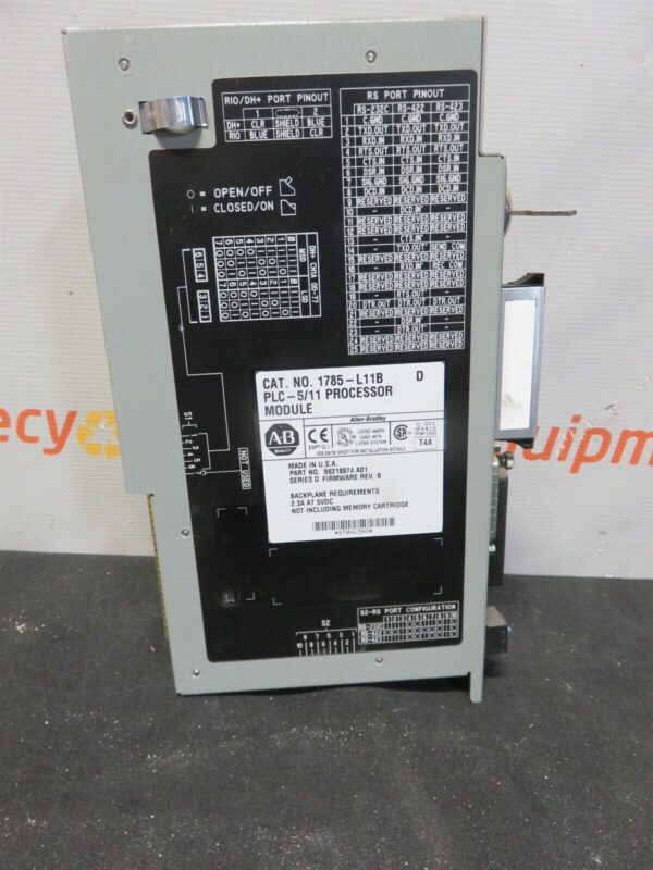 Allen Bradley 1785-L11B PLC 5/11 Processor Programable Controller Module Key