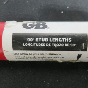 Rigid BH-75 Conduit Bender Iron 1/2"-3/4" Pipe Ideal