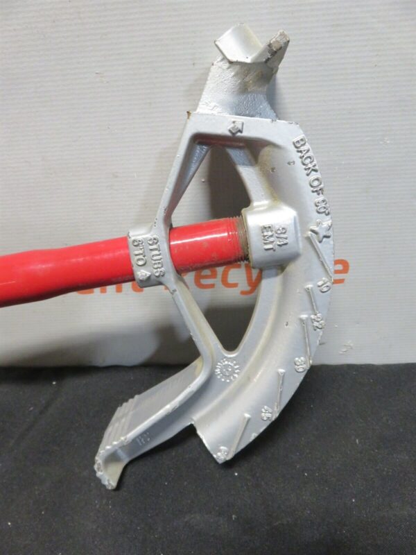 Rigid BH-75 Conduit Bender Iron 1/2"-3/4" Pipe Ideal