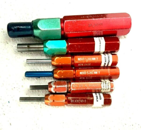 Lot of 19 Vermont Gage/Dundick Go NO GO Carbide Plug Gauges 9.76mm 238E