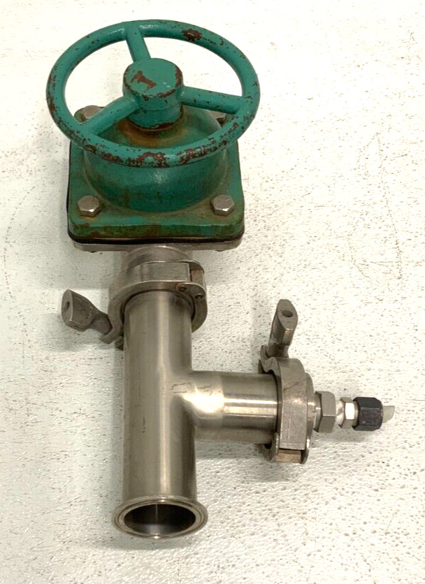 MR Tri Clover 181MP-2-EP-G-316 2" Stainless Steel Sanitary Diaphragm Valve 216B_2 MR Tri Clover 181MP-2-EP-G-316 2" Stainless Steel Sanitary Diaphragm Valve 216B