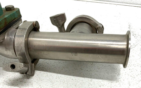 MR Tri Clover 181MP-2-EP-G-316 2" Stainless Steel Sanitary Diaphragm Valve 216B