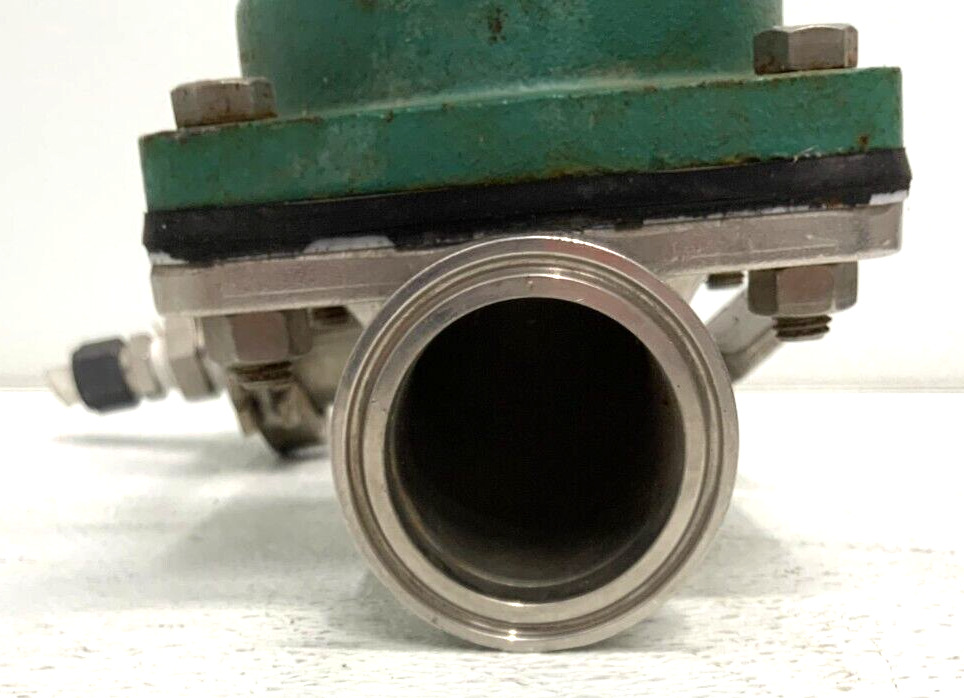 MR Tri Clover 181MP-2-EP-G-316 2" Stainless Steel Sanitary Diaphragm Valve 216B_6 MR Tri Clover 181MP-2-EP-G-316 2" Stainless Steel Sanitary Diaphragm Valve 216B