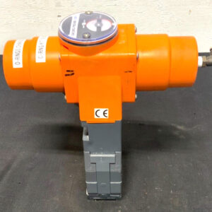 Lot of 2 GF Georg Fischer PVC Pneumatic Actuator 2 Way Ball Valve Unit 215C