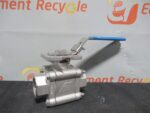 A-T Controls 1" Series 88 Stainless Steel Socket Weld Ball Valve New