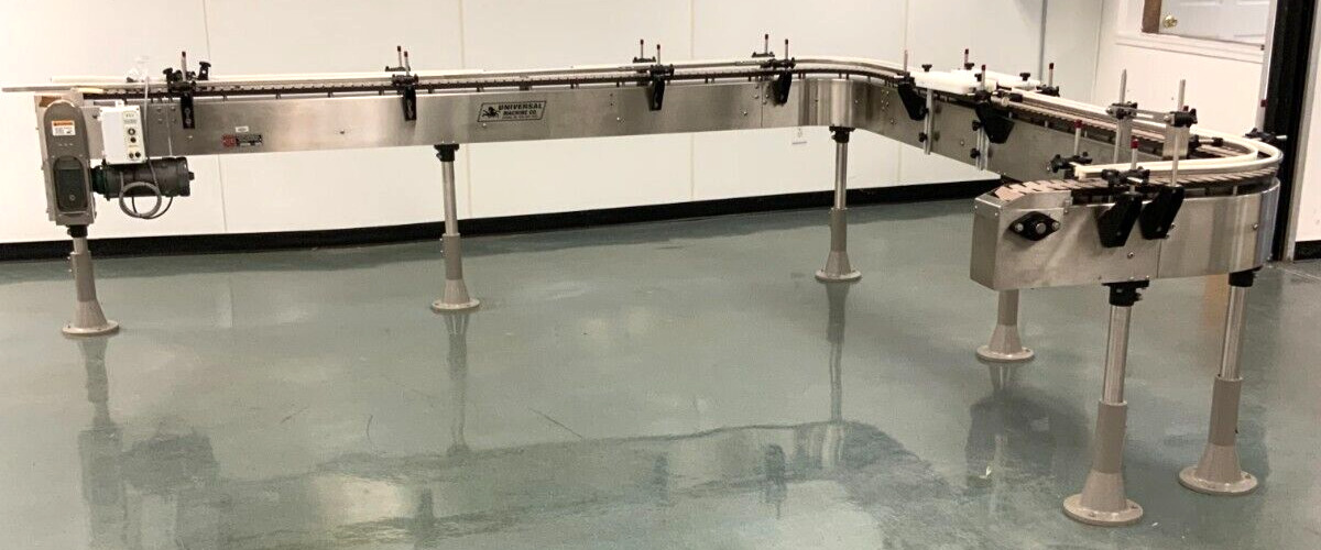 Lot of Universal Machine 05-8074-02/04/17 Bottle Conveyors System Bottling Line_0 Lot of Universal Machine 05-8074-02/04/17 Bottle Conveyors System Bottling Line