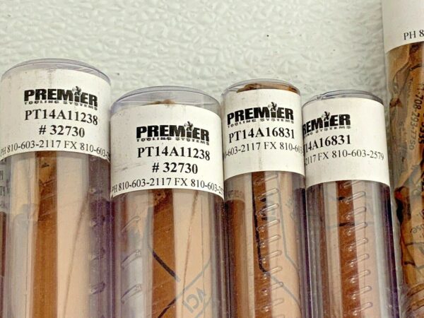Premier Tooling Systems Variety Lot Of 24 Carbide Drill Bit Tooling 252A