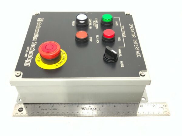 NEW Automation Technology 54-09230 Rev.G PC Board w/Operator 12.4 Enclosure 75A