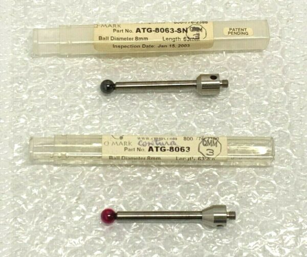 Q-Mark ATG-8063-SN & ATG-8063 M5 Stylus w/8mm Ball Overall Length 63 mm 254E