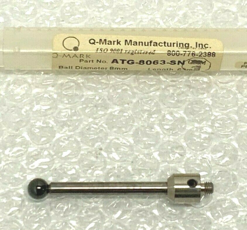 Q-Mark ATG-8063-SN & ATG-8063 M5 Stylus w/8mm Ball Overall Length 63 mm 254E_1 Q-Mark ATG-8063-SN & ATG-8063 M5 Stylus w/8mm Ball Overall Length 63 mm 254E