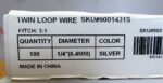 Twin Wire Coil Book Binding Pitch Spines 1/4" 6.4mm 5/16" 7.9mm New Lot