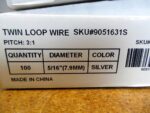 Twin Wire Coil Book Binding Pitch Spines 1/4" 6.4mm 5/16" 7.9mm New Lot