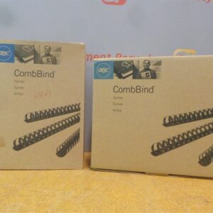 CombBind Book Binding Spines Comb 2" 50mm 3/4" 20mm Black New Lot